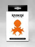 Kraken Skins Standard Fit Matte Card Sleeves -  Blood Orange (100 ct)