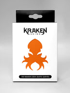 Kraken Skins Standard Fit Matte Card Sleeves -  Blood Orange (100 ct)