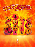 Kraken Dice Cherry Pineapple Swirl - 14pc Dice Set