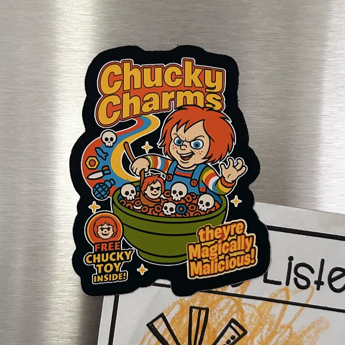 Metalbox Cereal Killers Horror Refrigerator Magnets - Chucky Charms