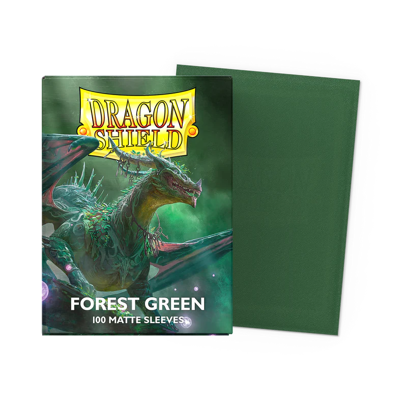 Dragon Shield Standard Fit Matte Card Sleeves - Forest Green (100ct)