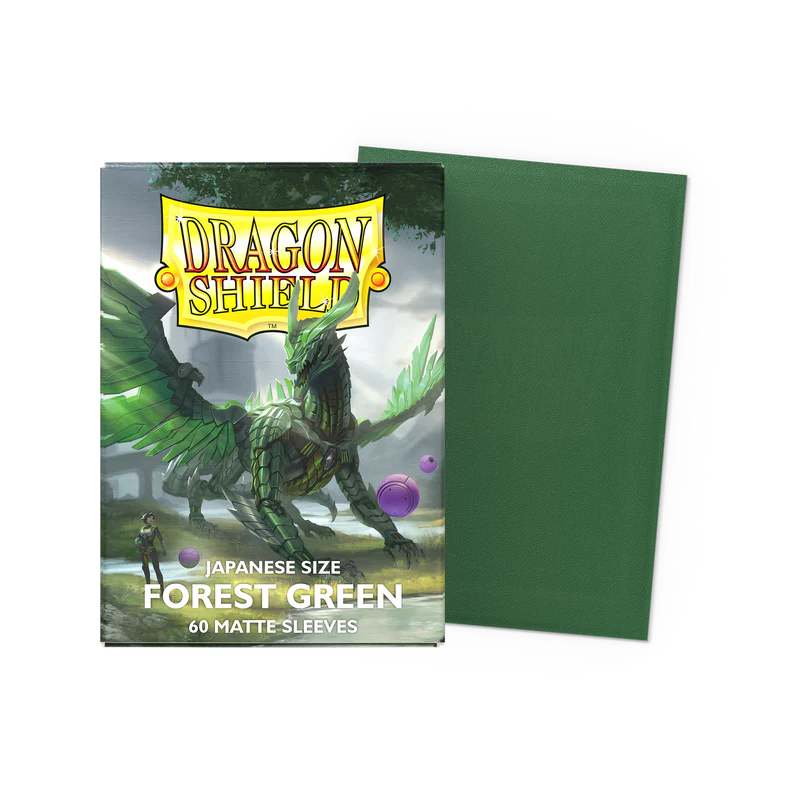 Dragon Shield Japanese Card Sleeves - Green (60ct)