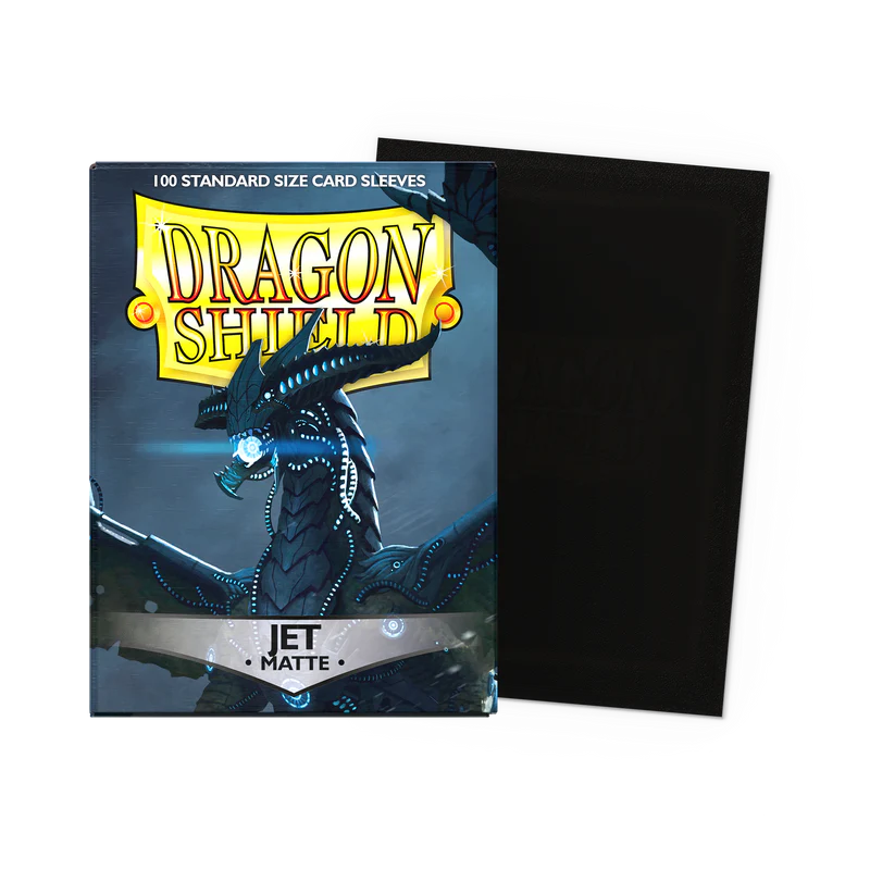 Dragon Shield Matte Card Sleeves - Jet (Black) (100ct)