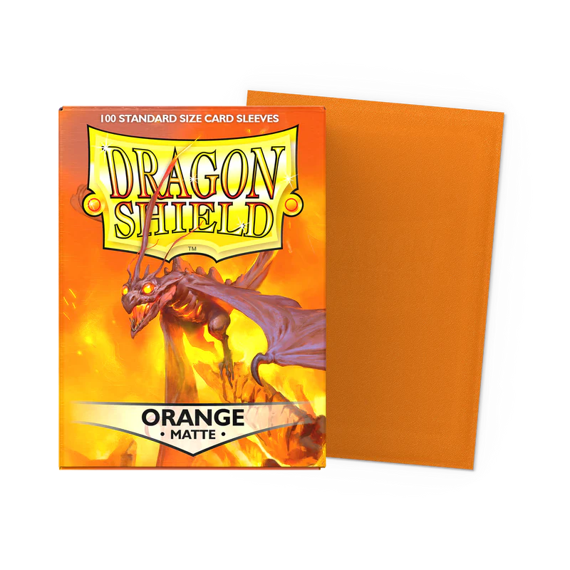 Dragon Shield Standard Fit Matte Card Sleeves - Orange (100ct)
