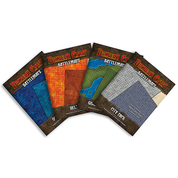 Dungeon Craft: Battle Map - Expeditions 4-Map Pack