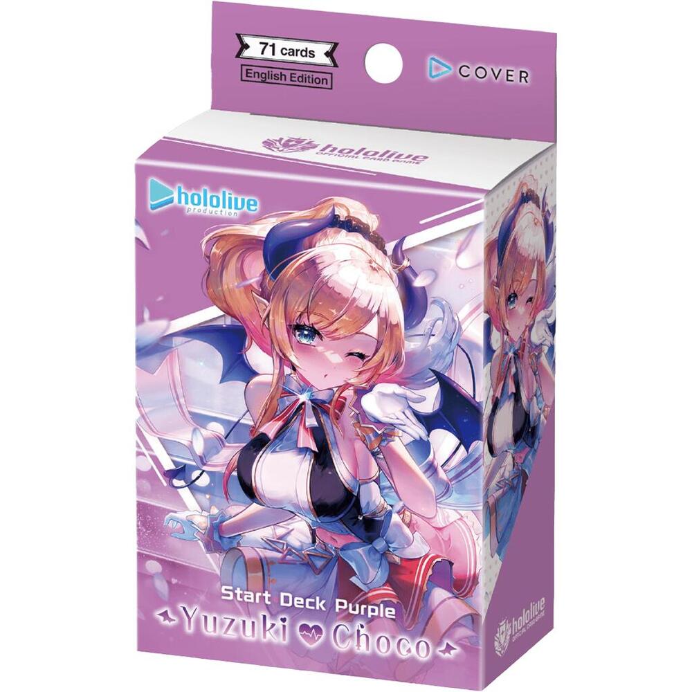 hololive TCG: Yuzuki Choco Start Deck Purple