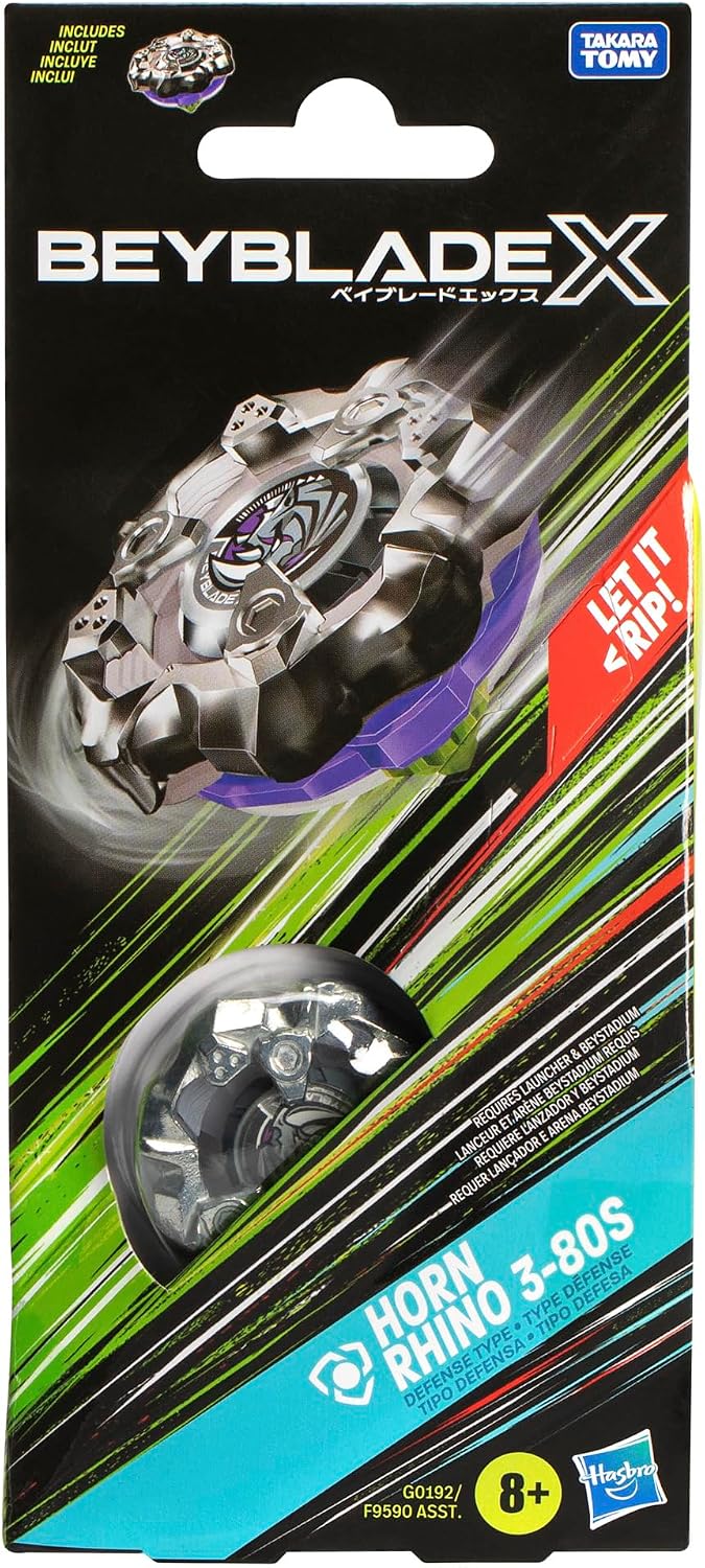 Beyblade X Horn Rhino 3-80S Gyro Booster Pack