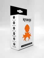 Kraken Skins Standard Fit Matte Card Sleeves -  Blood Orange (100 ct)