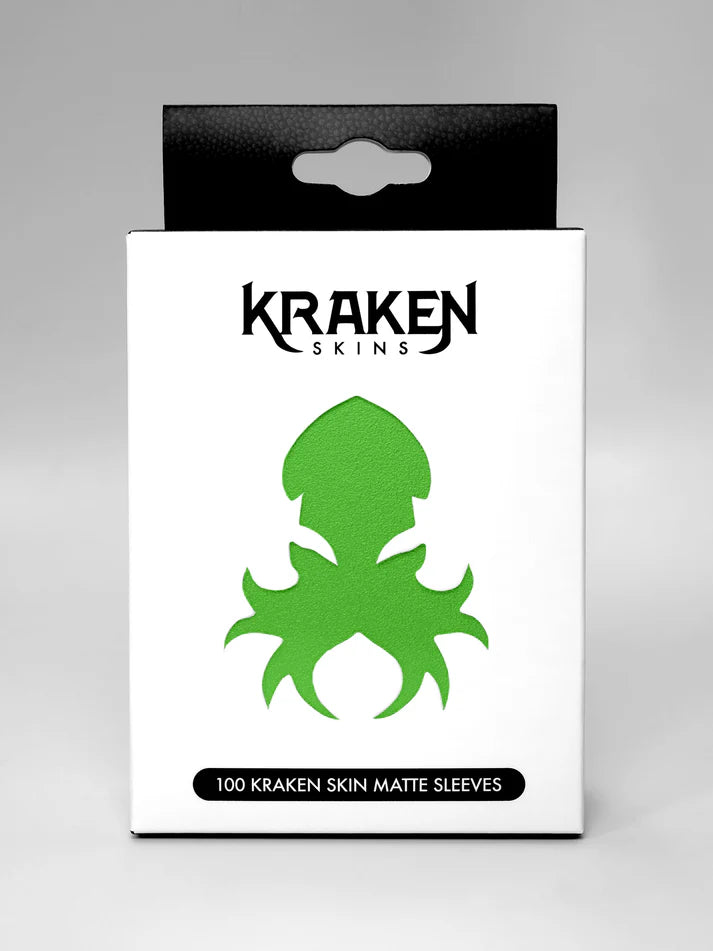 Kraken Skins Standard Fit Matte Card Sleeves - Parakeet Green (100ct)
