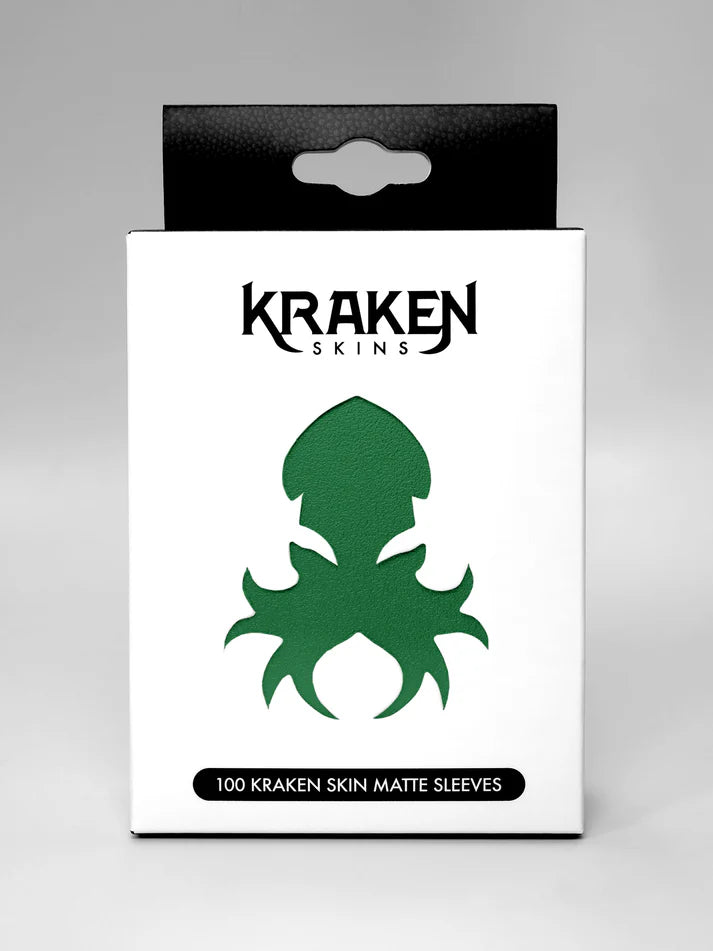 Kraken Skins Standard Fit Matte Card Sleeves - Forest Green (100 ct)