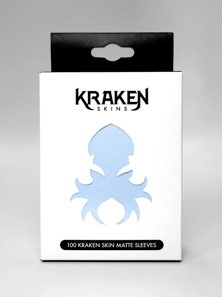 Kraken Skins Standard Fit Matte Card Sleeves - Powder Blue (100ct)