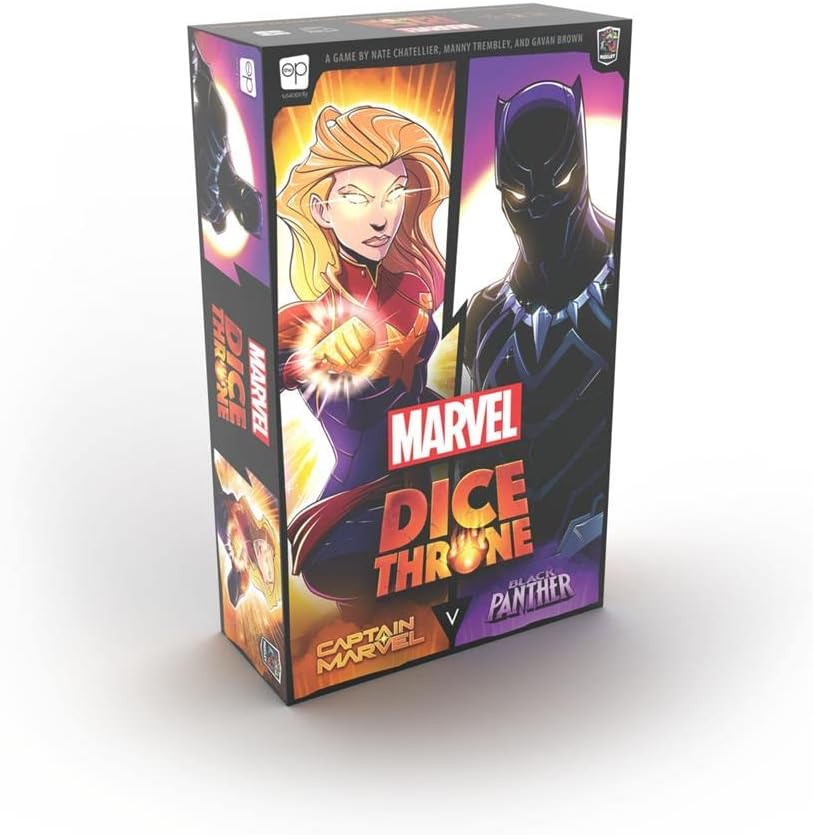 Marvel Dice Throne Board Game - Captain Marvel vs Black Panther