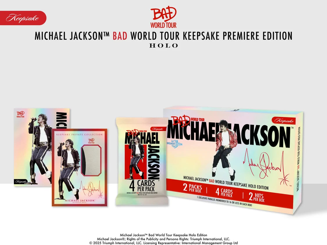 Michael Jackson: Bad World Tour Keepsake Holo Edition Breaker Box