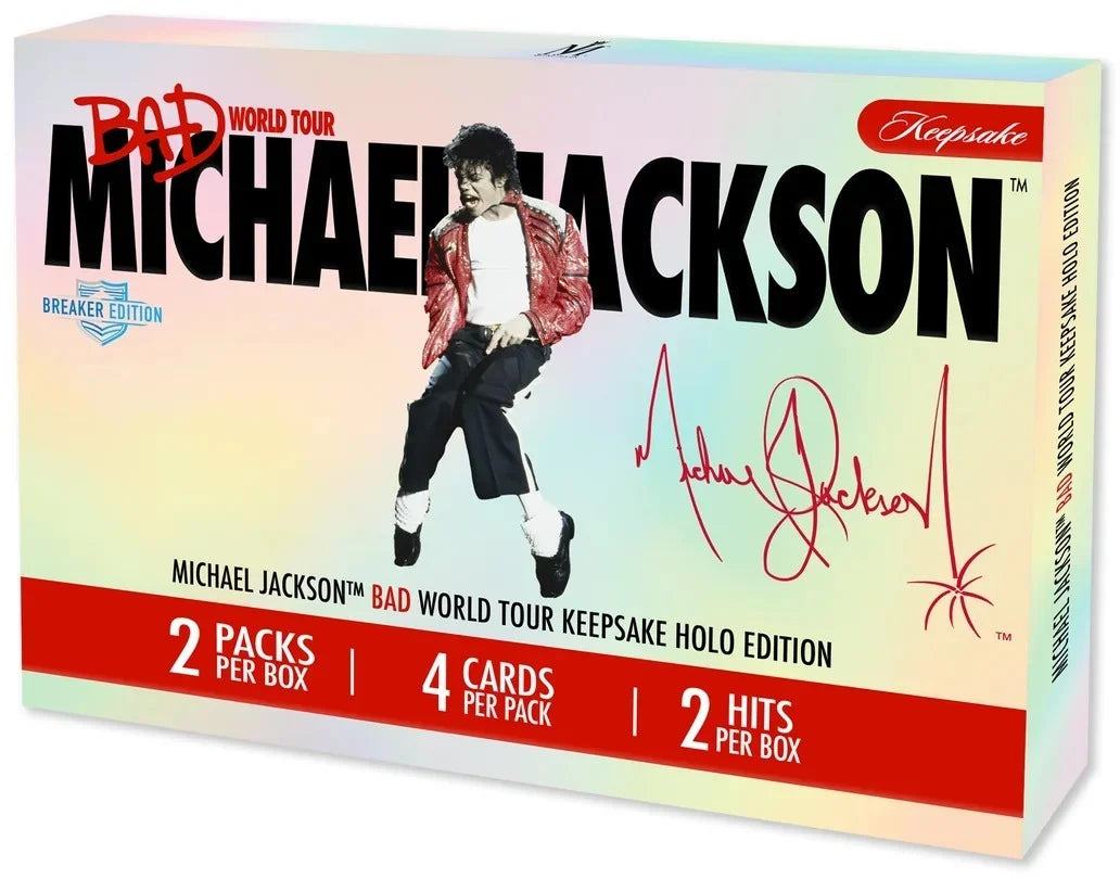 Michael Jackson: Bad World Tour Keepsake Holo Edition Breaker Box