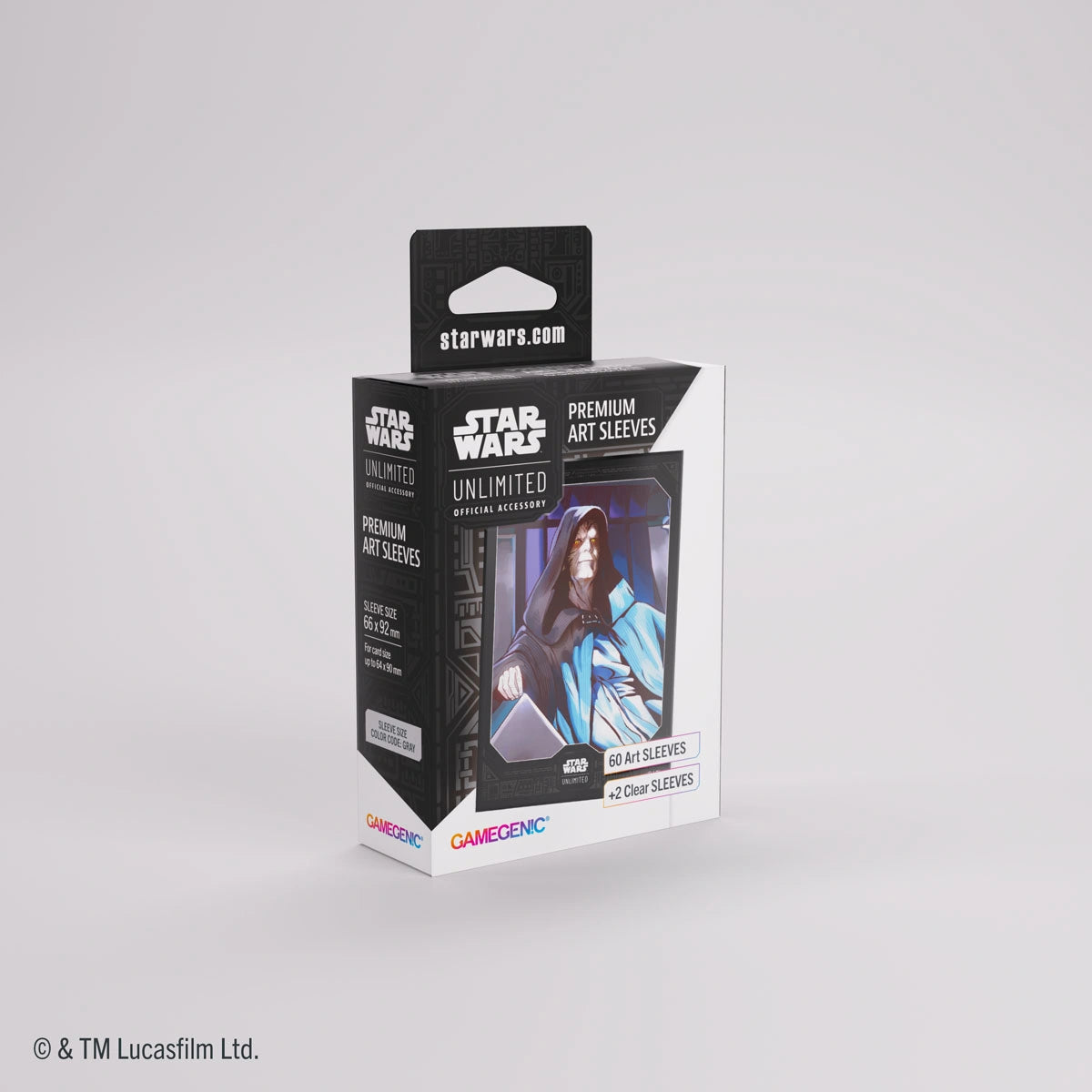 GameGenic Star Wars: Unlimited Premium Art Sleeves - Emperor Palpatine