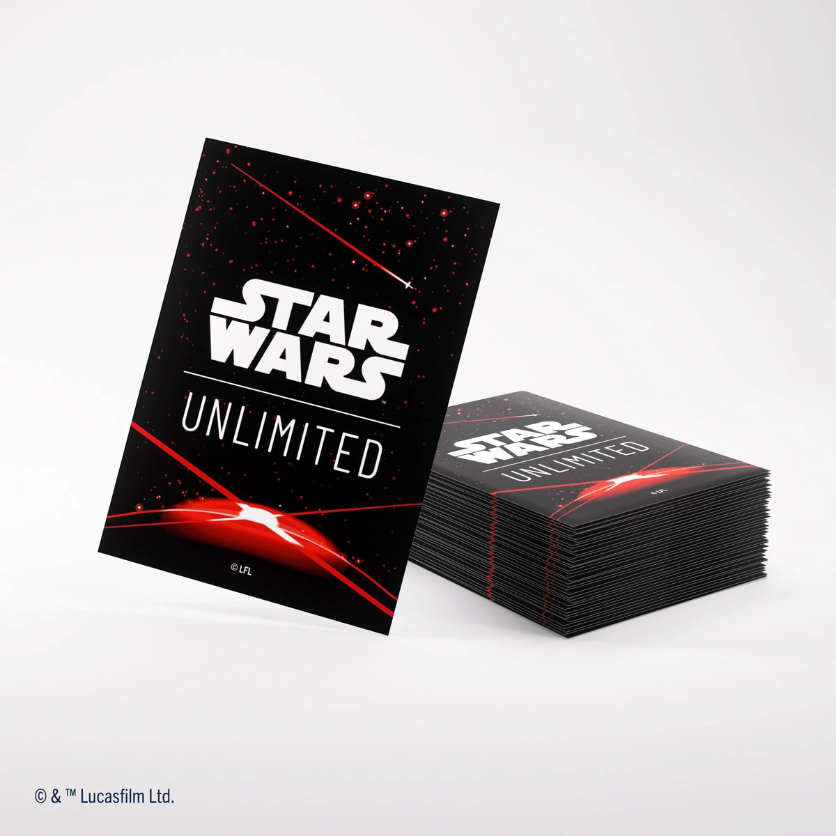 GameGenic Star Wars: Unlimited Premium Art Sleeves - Card Back Art (Red)
