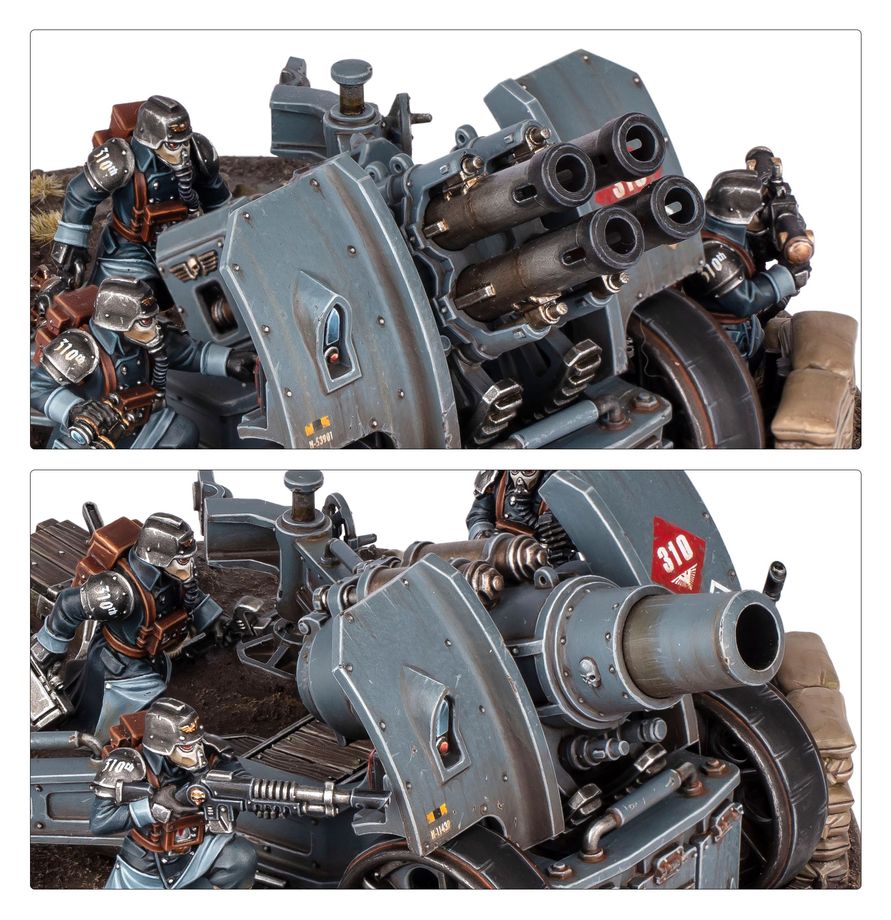 Warhammer 40,000 Citadel Miniature - Astra Militarum Artillery Team